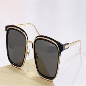 Nouvelles lunettes de soleil de design de mode 1495 Cadre carré de qualité supérieure Anti-UV400 Case d'objectif simple Pop Outdoor Eyewear 227Q