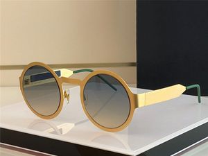 Nouveau design de mode lunettes de soleil 2234 monture en métal ronde style rétro lentille enduite avant-garde populaire uv 400 lentille vente chaude lunettes en gros