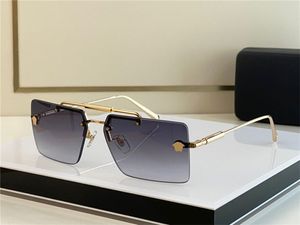 Nouveau design de mode lunettes de soleil 2245 métal sans cadre carré lentille style avant-gardiste unique populaire extérieur uv400 protection lunettes