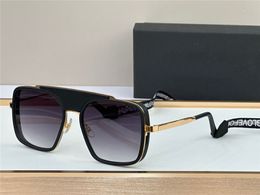 Nouveau design de mode lunettes de soleil 4198 cadre rétro carré avec lentille enduite de couleur de corde avant-garde style populaire lunettes de protection uv400