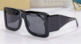 Nouvelles lunettes de soleil design de mode 4312 cadre de plaque carrée grand B temple creux forme classique et généreuse style populaire lunettes de protection uv400