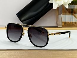 Nouvelles lunettes de soleil design de mode THE DOLCE monture en métal et acétate style simple et populaire lunettes de protection uv400 extérieures haut de gamme