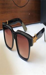 Nouvelles lunettes de soleil design de mode Vagillionaire I Big Square Plate Frame Retro Punk Style polyvalent UV400 Protection Eyewear Top Quali6236193