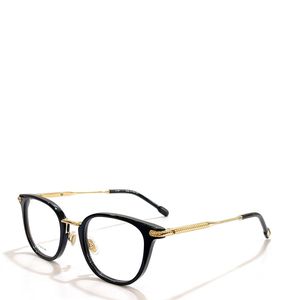 Nouveau design de mode titane lunettes optiques cadre oeil de chat lentille transparente simple style d'affaires polyvalent vente chaude modèle de lunettes en gros 50021