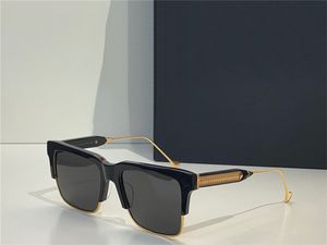 Nouveau design de mode Top hommes lunettes de soleil THE STRENGRI Square K Gold Frame Style généreux et simple haut de gamme extérieur Uv400 lunettes de protection