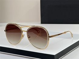 Nouveau design de mode femmes papillon lunettes de soleil 4260 cadre en métal exquis lentille coupée style simple et élégant lunettes de protection uv400 en plein air