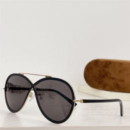 Nouveau design de mode femmes lunettes de soleil 1007 cadre papillon en métal style simple et populaire polyvalent lunettes de protection uv400 en plein air
