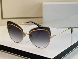 Nouveau design de mode femmes lunettes de soleil 255 exquis cadre oeil de chat aristocratique style décontracté polyvalent été extérieur uv400 lunettes de protection
