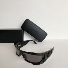 Nouveau design de mode lunettes de soleil enveloppantes 4446 monture en acétate forme avant-gardiste style généreux lunettes de protection UV400 extérieures haut de gamme