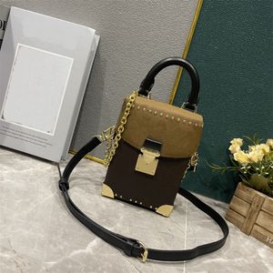 Nieuwe mode-ontwerper tas Handtassen dames schouderzak Hoge kwaliteit leer metalen ketting Cover Tassen Crossbody portemonnees Luxe mini-handtastassen