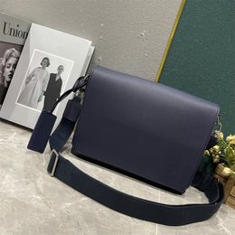 Nouveau sac de créateur de mode hommes Trio Messenger sac de haute qualité sacs à bandoulière femmes classique noir sacs à main de luxe portefeuille sacs à bandoulière en cuir gaufré