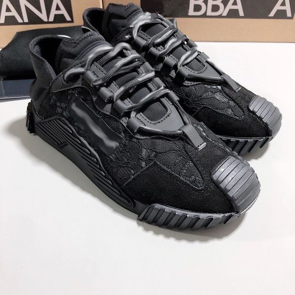 Nuevo diseñador de moda zapatillas de tenis informales de estampado negro de alta calidad para hombres y mujeres lienzo con cordones Ventilate Confort Anti-Slip All-Match Sports Shops DD0415D 35-45 6