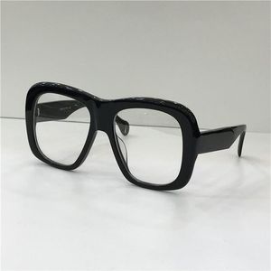 Nieuwe mode-ontwerper optische bril 0498 groot frame vierkant eenvoudig frame retro populaire stijl transparante lens beschermende eyewear262f