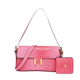 Nouveau créateur de mode rose femmes motif léopard sac à main portefeuille de luxe mode bandoulière sac à main unique sac à bandoulière