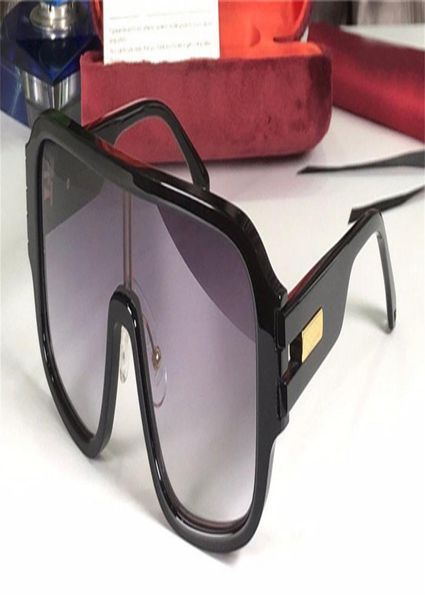 Nouvelles lunettes de soleil de créateur de mode 0663 cadre carré simple lentilles connectées uv400 lunettes de protection extérieures d'été populaires en gros7075659