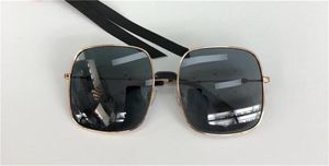 Nouvelles lunettes de soleil de créateurs de mode à monture carrée enduites de lentilles réfléchissantes protection uv400 lunettes ultra-légères de qualité supérieure 0414 avec étui
