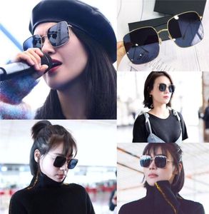 Nouvelles lunettes de soleil de créateur de mode STELLAR cadre carré en métal simple style populaire lunettes de protection uv400 avec case1156460