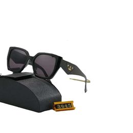 Nieuwe modeontwerper toplook rechthoek voor dames heren vintage tinten dik frame naakt zonnebril unisex zonnebril met doos AAA