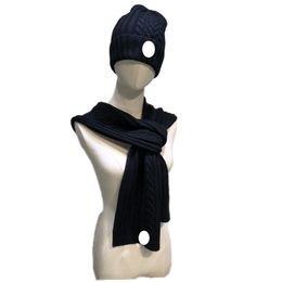Nieuwe modeontwerpers sjaal winter mutsen tweedelige mannen vrouwen sjaals gebreide hoeden sjaals sets