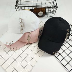 Nieuwe mode Duck Tongue Koreaanse editie katoenen ketting ijzeren ring zomerzonnescherm honkbalhoed voor heren en dames