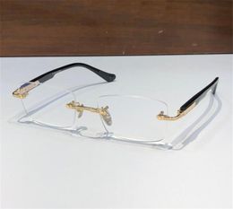 Nieuw mode-brilontwerp DEEP II optische bril vierkant frame retro eenvoudige en veelzijdige stijl van topkwaliteit met doos kan lenzen op sterkte doen