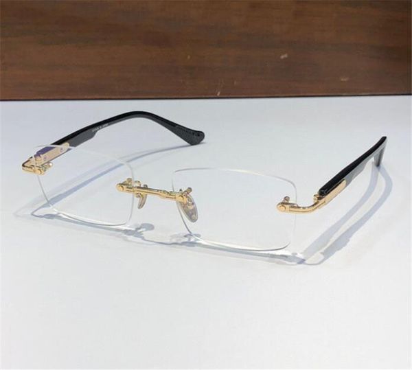 Nouvelle conception de lunettes de mode DEEP II lunettes optiques cadre carré style rétro simple et polyvalent de qualité supérieure avec boîte peut faire des lentilles de prescription