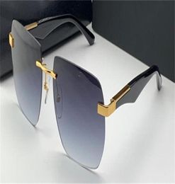 Nouvelles verres de mode Design Sunglasses The Artist II Polygon Rimless Frame généreux Highend Outdoor UV400 Protection Lens5634692