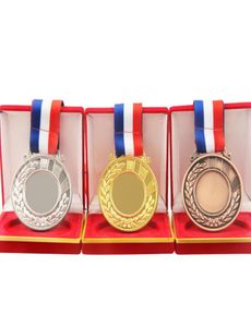 Nieuwe mode goud zilver bronzen medailles aangepaste metalen medailles match sport atletische medailles 65 mm diameter6867542