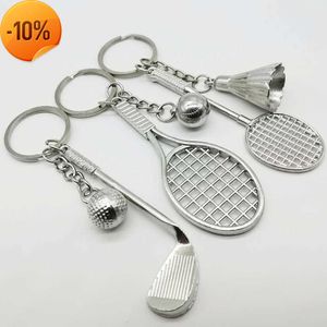 Nouvelle mode Golf Badminton Tennis porte-clés pendentif voiture porte-clés sac à main décor porte-clés cadeaux voiture porte-clés chambre porte-clés Moto porte-clés