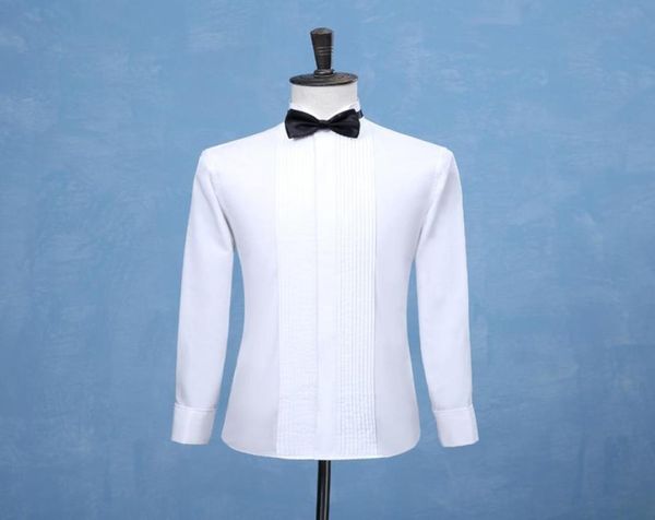 Nouvelle mode marié Tuxedos chemises Tailcoat chemise blanc noir rouge hommes chemises de mariage occasion formelle hommes chemises habillées de haute qualité 3180780