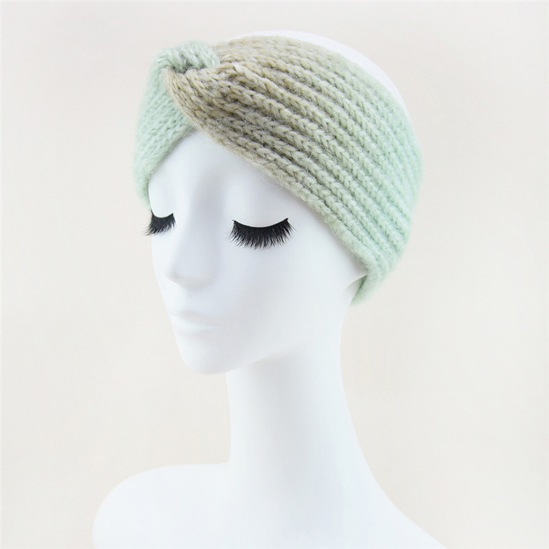 Neue Mode Haarbänder Für Frauen Herbst Winter Sport Gestrickte Elastische Haarband Kopfbedeckungen Bunte Mädchen Haar Zubehör
