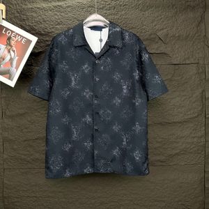 New Fashion Hawaii Beach Letter Print Shirts Men's Designer Silk Casual Shirts Femme Summer Summer Shird Robe Shirt Top Top