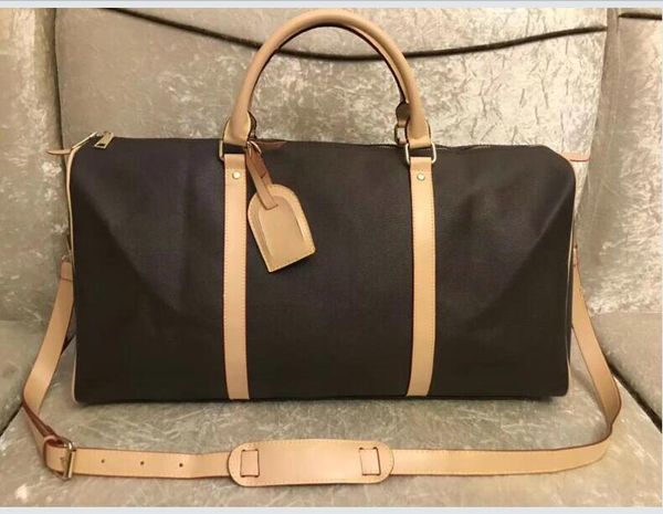 Les nouveaux hommes de haute qualité et des femmes verrouillage des clés sac de Voyage sac polochon bagages grand sac de sport de capacité zipper 55CM