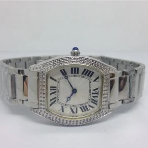 Nieuwe mode hoge kwaliteit horloge vrouw klassiek quartz uurwerk horloges designer roestvrijstalen armband nieuwkomers wit gezicht 092