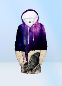 Nieuw mode -ijs en vuur 3D Hoodies pullover gedrukt Harajuku Hip Hop Men Women Women Hoodie Casual lange mouw 3D Hooded sweatshirts6553413