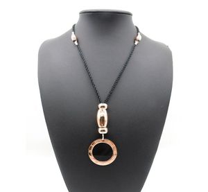 Nieuwe mode -sieraden roestvrijstalen mode hanger ketting sieraden voor damesjaars shell necklacen6601105
