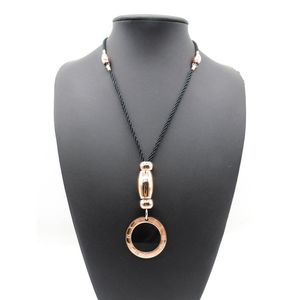 Nieuwe mode -sieraden roestvrijstalen mode hanger ketting sieraden voor dameshuizen shell necklacen4520784