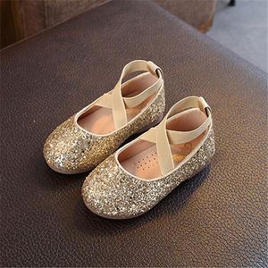 Nuevos zapatos para niños de moda lentejuelas zapatos de chicas diseñador dhinestone princess chicas zapatos de baile zapatos de zapatillas de zapatilla casual