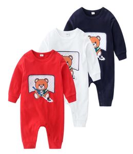 Nueva moda, mameluco para bebé recién nacido con estilo de letra, ropa con aire acondicionado, ropa estampada, etiquetas de tela, mamelucos para niñas 024 meses 1649713