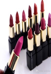Nieuwe mode lippenstiften naakt lipmatte kits langdurige waterdichte pigment 12pcslot matte make -up lipstick673524444