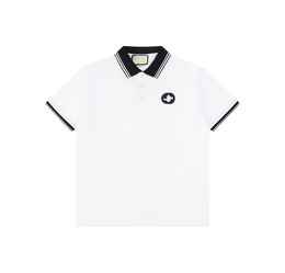 Nueva moda Londres Inglaterra Polos Camisas Diseñadores para hombre Polos High Street Bordado Impresión Camiseta Hombres Verano Algodón Camisetas casuales # 26