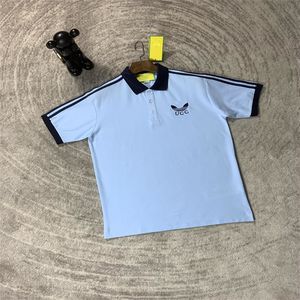 Nieuwe Mode Londen Engeland Polo Shirts Heren Ontwerpers Polo Shirts High Street Borduren Afdrukken T-shirt Mannen Zomer Katoenen Casual T-shirts #02
