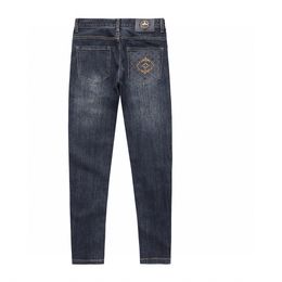 Nieuwe mode lange rechte jeans l heren beroemde motorfiets jeans robin ontwerper jeans l logo broek modebroek high -end kwaliteit merk strak fit jeans