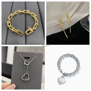 Nieuwe Mode Look Top Hot-selling Merk Designer Initial Charm Ketting voor Meisjes Letters Alfabet Hart Armband Sieraden Geschenken voor meisjes