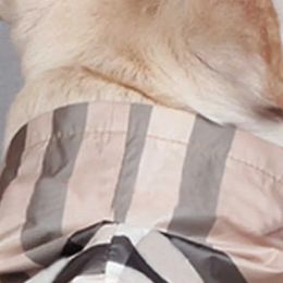 Nieuwe mode luxe ontwerper Pet Dog Clothing Water Proof Dog Dog Franse Bull Pet kleding Plaid Puppy Coat Hoodies Franse Bulldog Chihuahua Schnauzer Groothandel