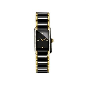 Nieuwe mode man horloge quartz uurwerk Keramische horloges voor vrouwelijke VROUWEN polshorloge Diamonds Bezel rd12247s
