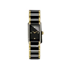 Nieuwe mode man horloge quartz uurwerk Keramische horloges voor vrouwelijke VROUWEN polshorloge Diamonds Bezel rd12174D