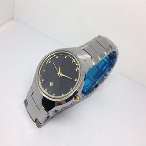 Nieuwe mode man horloge quartz uurwerk luxe horloge voor man polshorloge wolfraam stalen horloges rd21338S