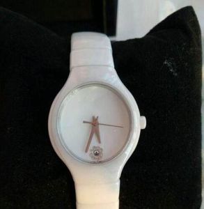 Nouvelle mode homme montre mouvement à quartz montre pour homme montre-bracelet noir blanc montres rd29309f