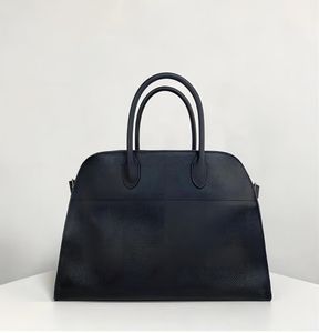 Nieuwe mode Margaux 15 The Row Tote Bag grote capaciteit Handtas zachte suede winter beste match geniune leer met interieurkaartsleuven rits pocket margaux 17